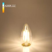 Ֆիլամենտային LED լամպ "Մոմ" C35 9W 4200K E27 (C35 թափանցիկ) BLE2706
