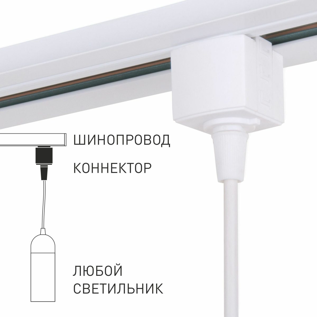 Կոնեկտոր միաֆազ շինատարի համար սպիտակ 85121/00 - Image 2