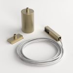 Brass Line Подвесной комплект для подключения трековой системы освещения к питанию (латунь) (боковой) 85009/00