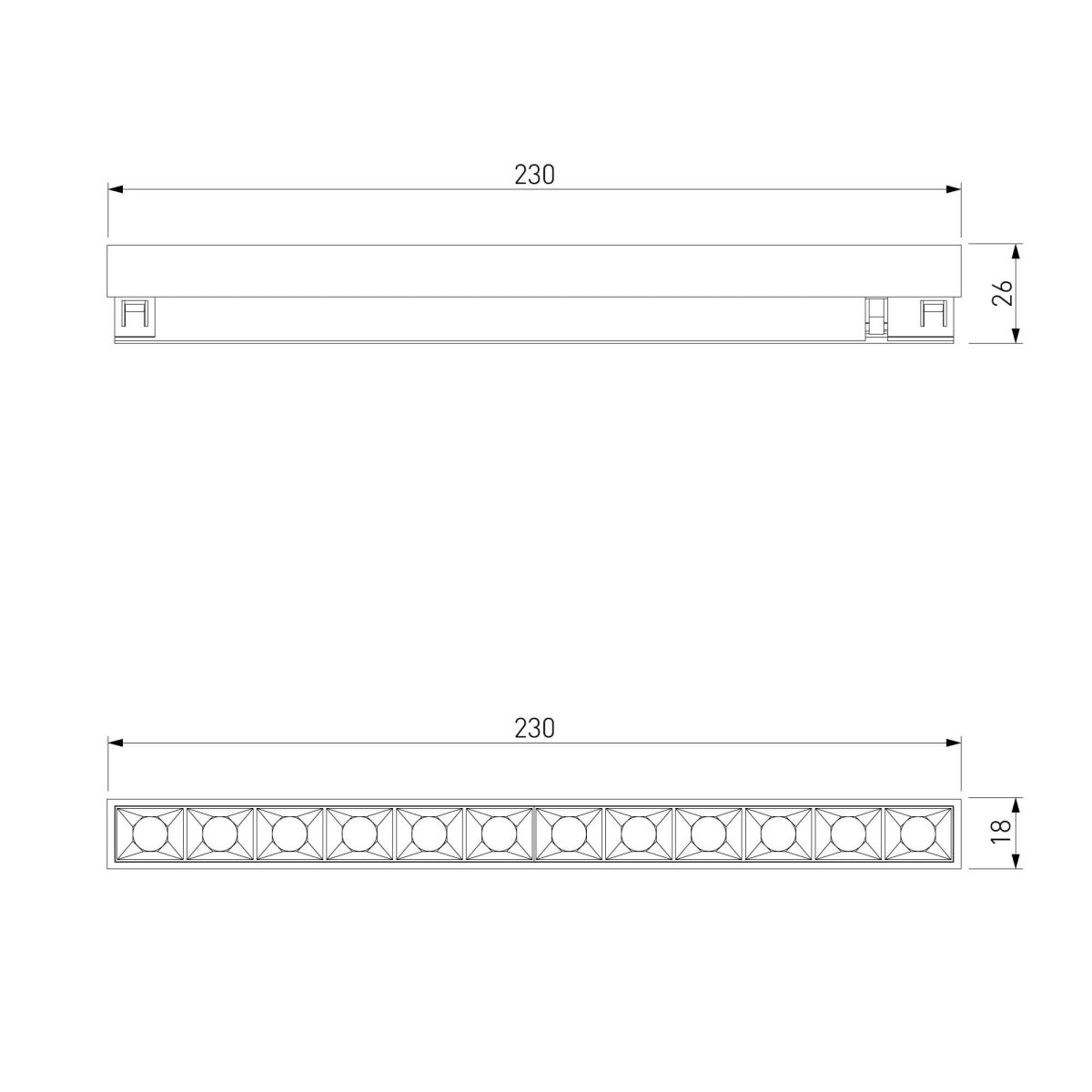 Brass Line Տրեկային լուսատու 10W 4000K (լատուն) 85528/01 - Image 8
