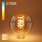 Ֆիլամենտային LED լամպ Dimmable G95 5W 2700K E27 տոնավորված BLE2747