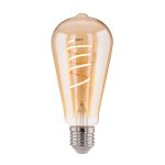 Ֆիլամենտային LED լամպ ST64 8W 3300K E27 տոնավորված BLE2717 - Image 2