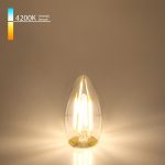 Ֆիլամենտային LED լամպ "Մոմ" C35 7W 4200K E27 (C35 թափանցիկ) BLE2736