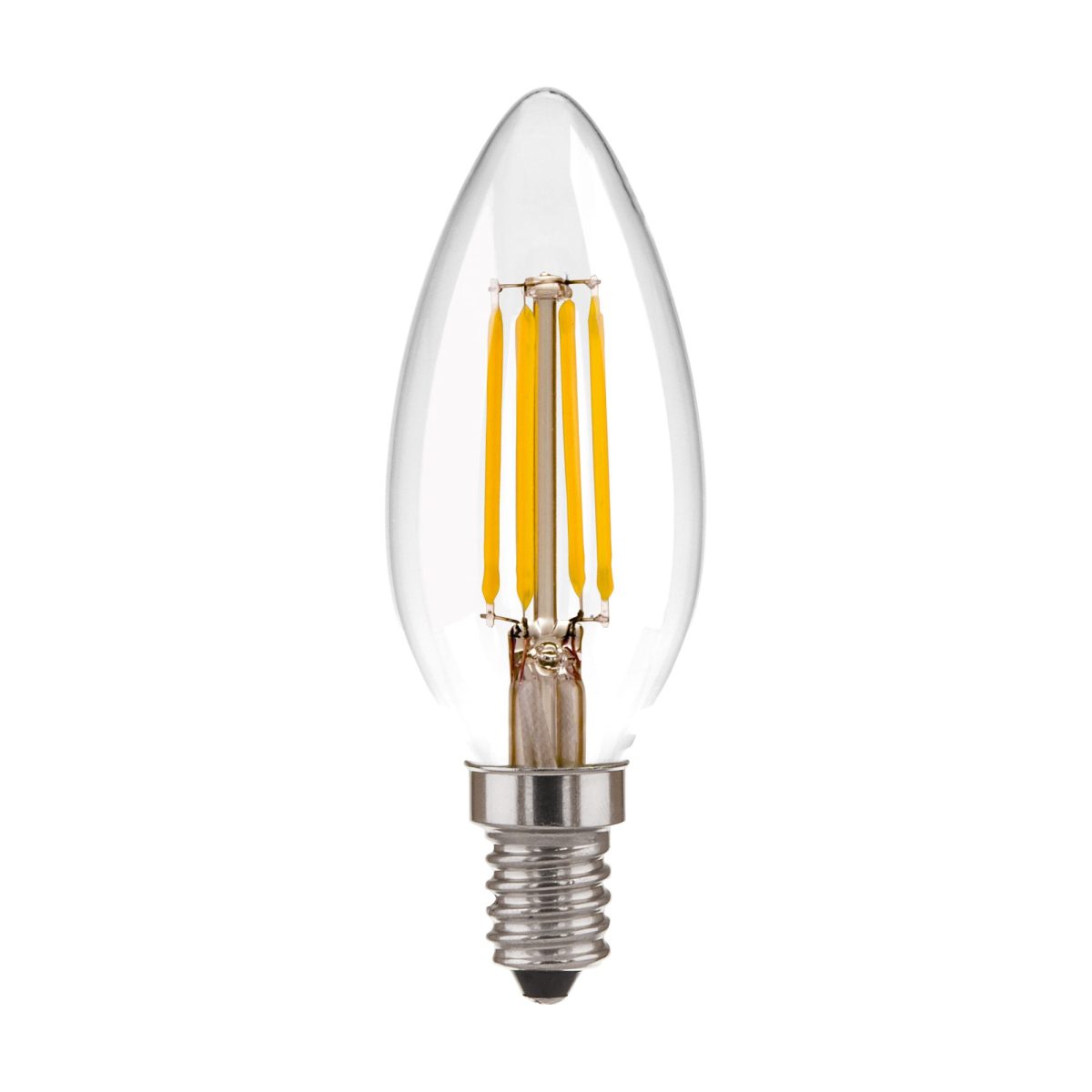 Ֆիլամենտային LED լամպ "Մոմ" C35 9W 3300K E14 (CW35 թափանցիկ) BLE1409 - Image 2