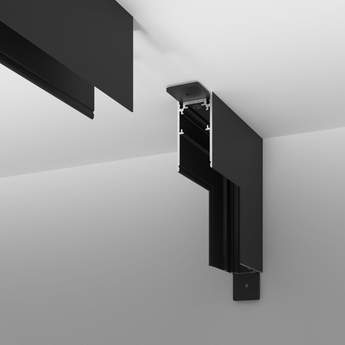 Slim Magnetic Коннектор угловой внутренний для накладного шинопровода 85091/11 — изображение 2