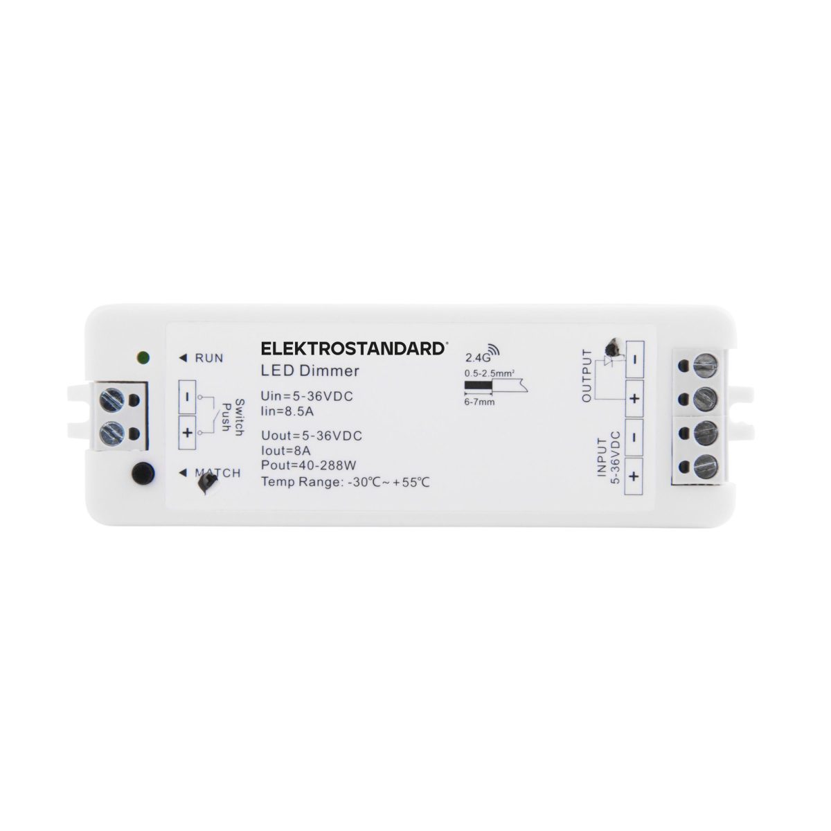 Контроллер для светодиодной ленты 12/24V Dimming для ПДУ RC003 95005/00 — изображение 2