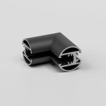 Mini Magnetic Коннектор угловой внутренний для накладного шинопровода Round (черный) 85216/00 — изображение 2