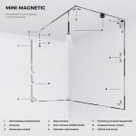 Mini Magnetic Տրեկային լուսատու 9W 3000K (սպիտակ/սև) 85203/01 - Image 5