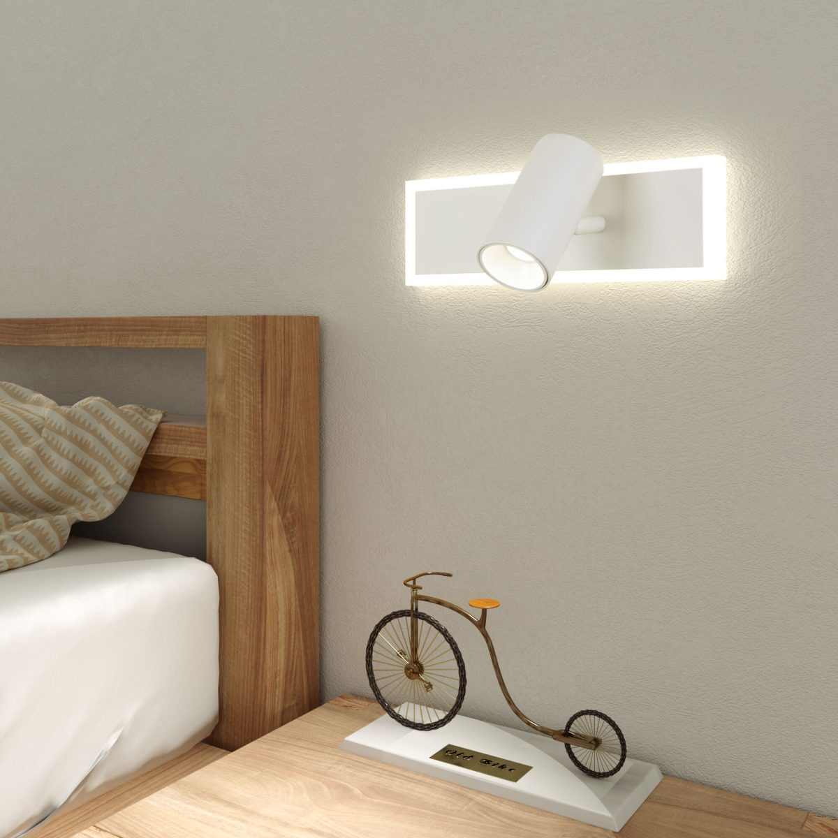 Настенный светодиодный светильник 20127/1 LED белый — изображение 3
