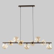 Подвесной светильник со стеклянными плафонами 11037 Lava Brown