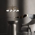Կախովի LED լուսատու 90030/10 LED ոսկեգույն - Image 6