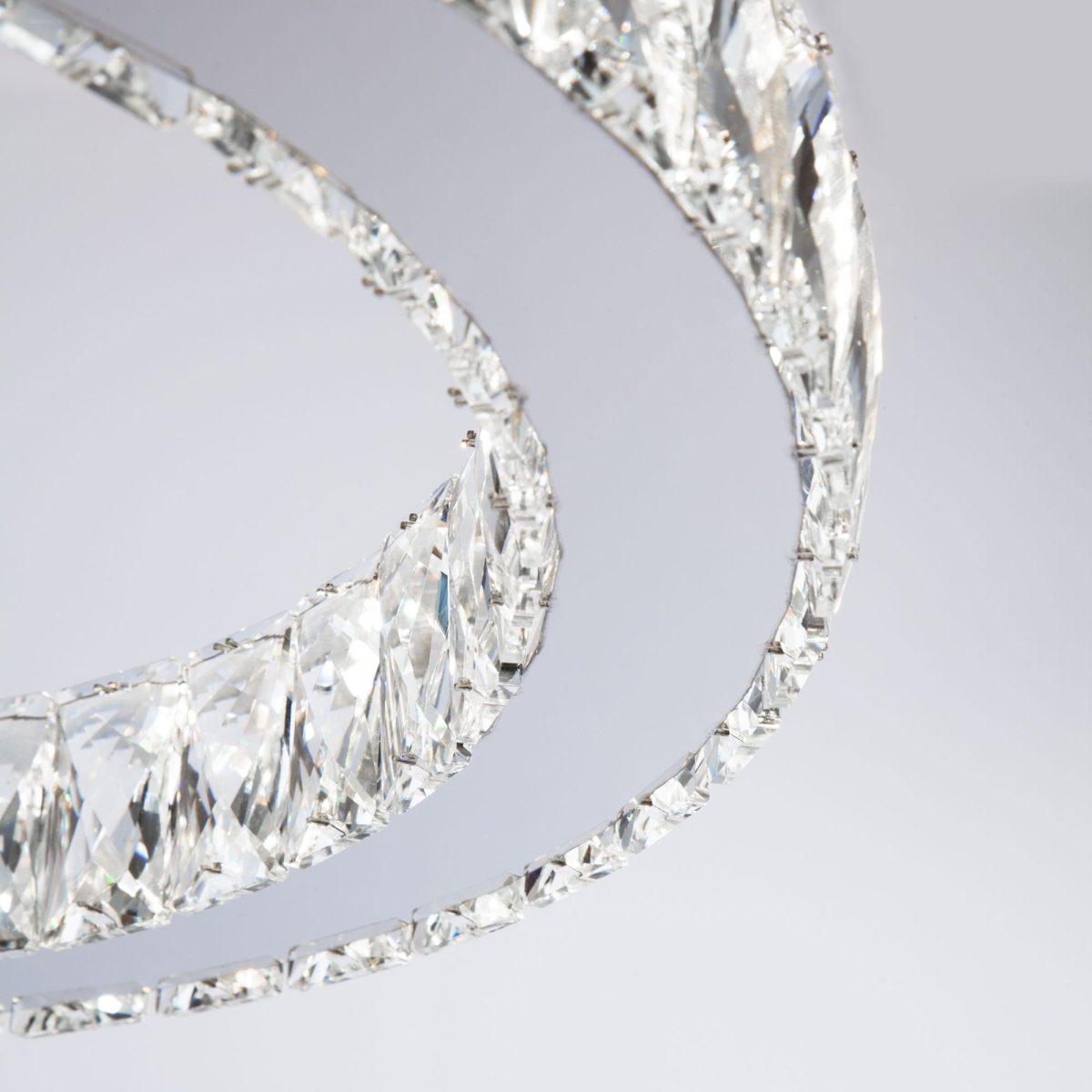 LED ջահ բյուրեղապակով 90023/1 քրոմ - Image 2