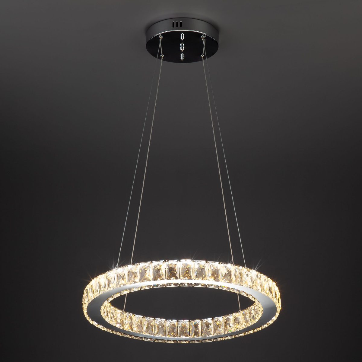 LED ջահ բյուրեղապակով 90023/1 քրոմ - Image 6