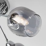 Потолочная люстра со стеклянными плафонами 30164/5 хром — изображение 3