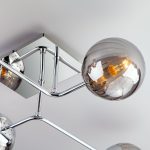 Потолочный светильник с круглыми стеклянными плафонами 30140/6 хром — изображение 3
