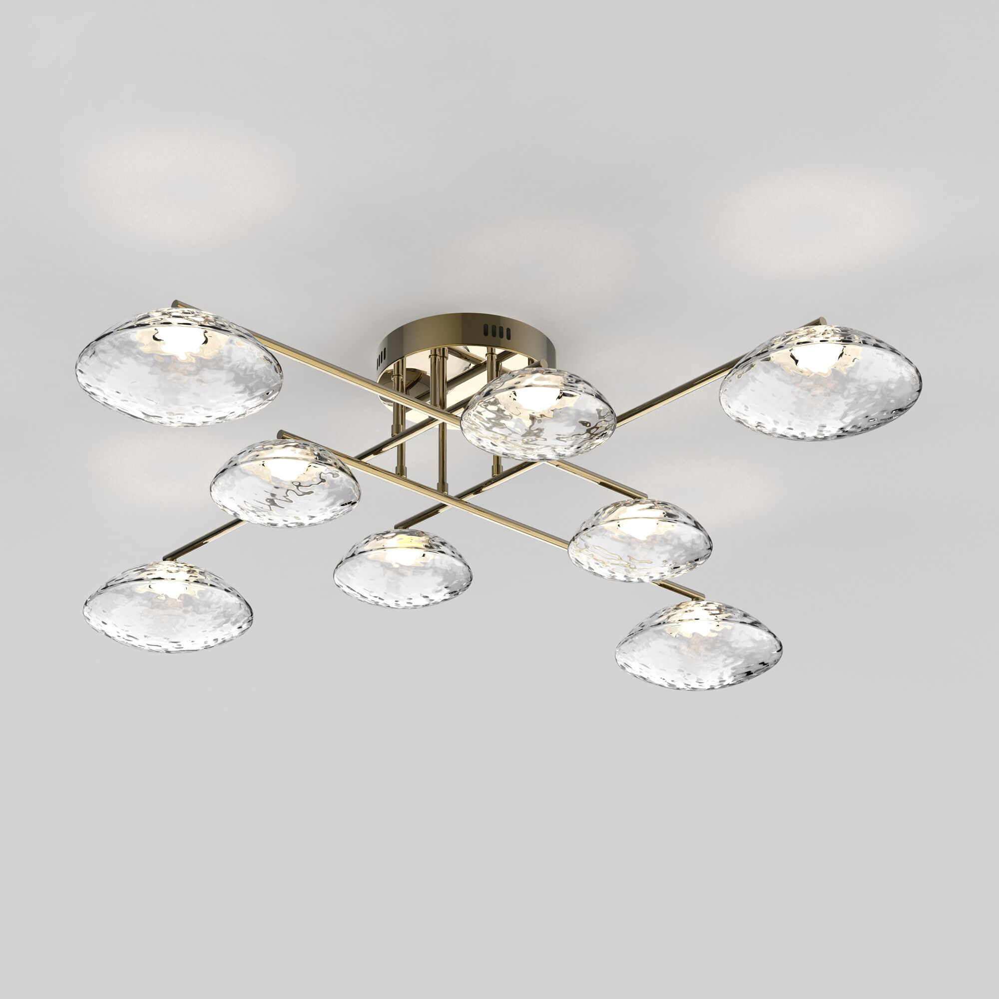 potolochnyy-svetilnik-s-prozrachnymi-steklyannymi-plafonami-50389-led-latun-a069026-0002.jpg Առաստաղային լուսատու թափանցիկ ապակե պլաֆոններով 50389 LED լատուն - Image 1