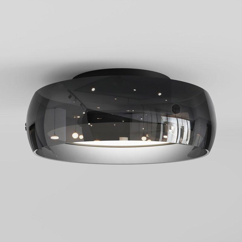 Потолочный светодиодный светильник черный 201051 LED