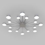 Потолочный светодиодный светильник с пультом управления 90242/16 хром