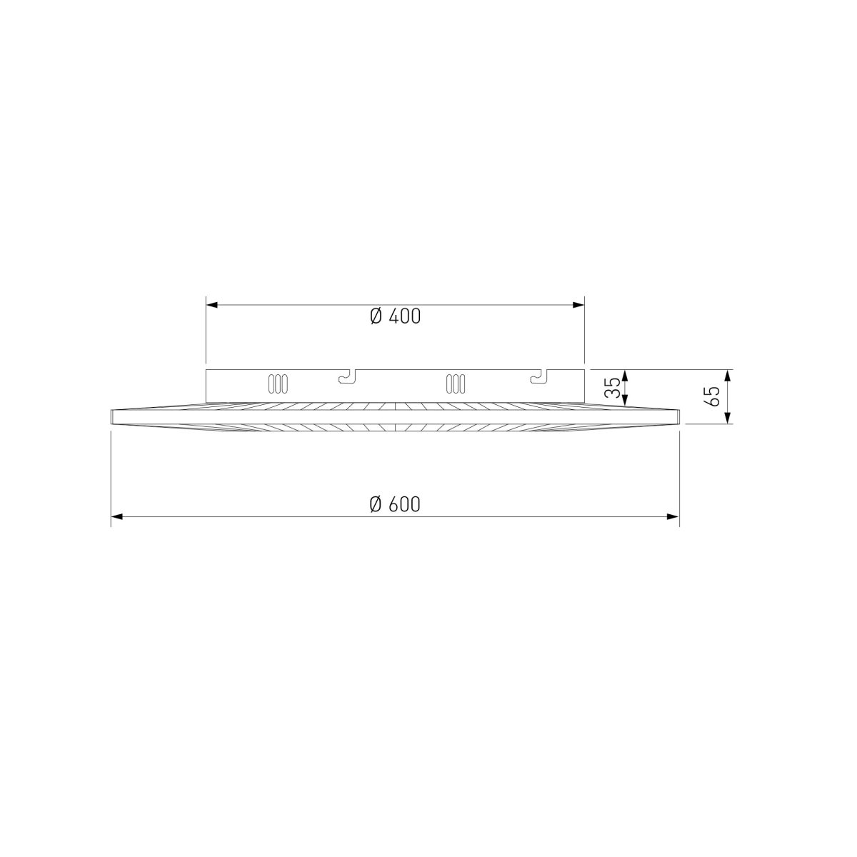 Առաստաղային LED լուսատու կտորե ցրիչով 101003 LED - Image 5