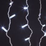 Новогодняя гирлянда бахрома белый с эффектом мерцания 3*0,6м IP65 100-101 белый с эффектом мерцания — изображение 7