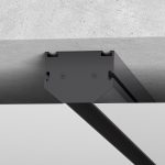 Slim Magnetic Խցանների հավաքածու ձգվող առաստաղի շինատարի համար՝ վերջային և ներքին (սև) 85233/00 - Image 2