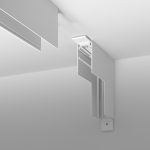Slim Magnetic Коннектор угловой внутренний для накладного шинопровода белый 85091/11 — изображение 2