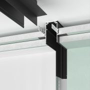 Slim Magnetic Ներքին անկյունային կոնեկտոր գիպսաստվարաթղթի համար ներկառուցվող շինատարի համար 12,5մմ (սև) 85211/00