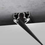 Slim Magnetic Шинопровод в натяжной потолок с декоративными вставками (черный) (2м) 85204/00