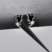 Slim Magnetic Шинопровод в натяжной потолок с декоративными вставками (черный) (2м) 85204/00