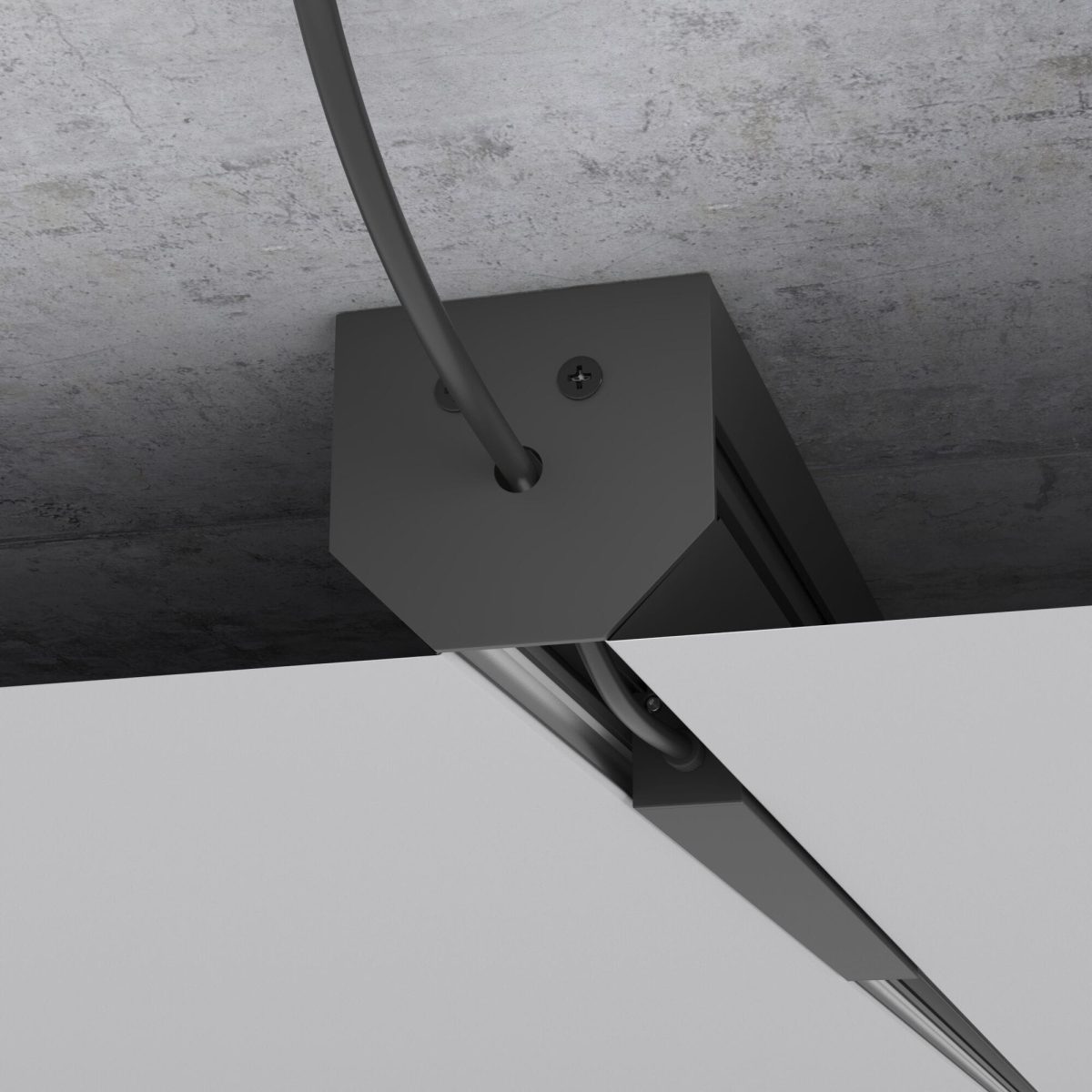 Slim Magnetic Шинопровод в натяжной потолок с декоративными вставками (черный) (2м) 85204/00 — изображение 4