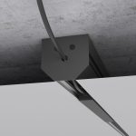 Slim Magnetic Шинопровод в натяжной потолок с декоративными вставками (черный) (2м) 85204/00 — изображение 4