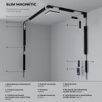 Slim Magnetic SL03 Տրեկային լուսատու 18W 3000K (սև) 85006/01 - Image 4