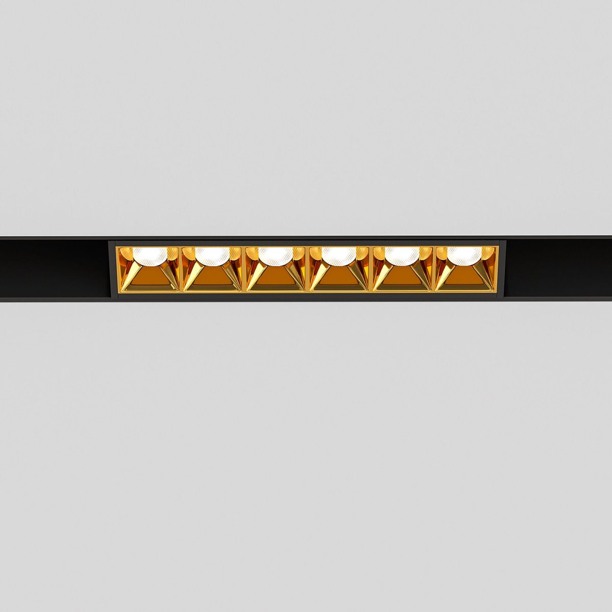 Slim Magnetic Трековый светильник 6W 4000K Artas (чёрный/золото) 85101/01 — изображение 2