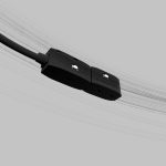 Slim Magnetic Ввод питания гибкий (черный) 85162/00
