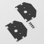 Slim Magnetic Խցաններ ձգվող առաստաղի շինատարի համար 85204/00 (սև) (2 հատ) 85206/00 - Image 3