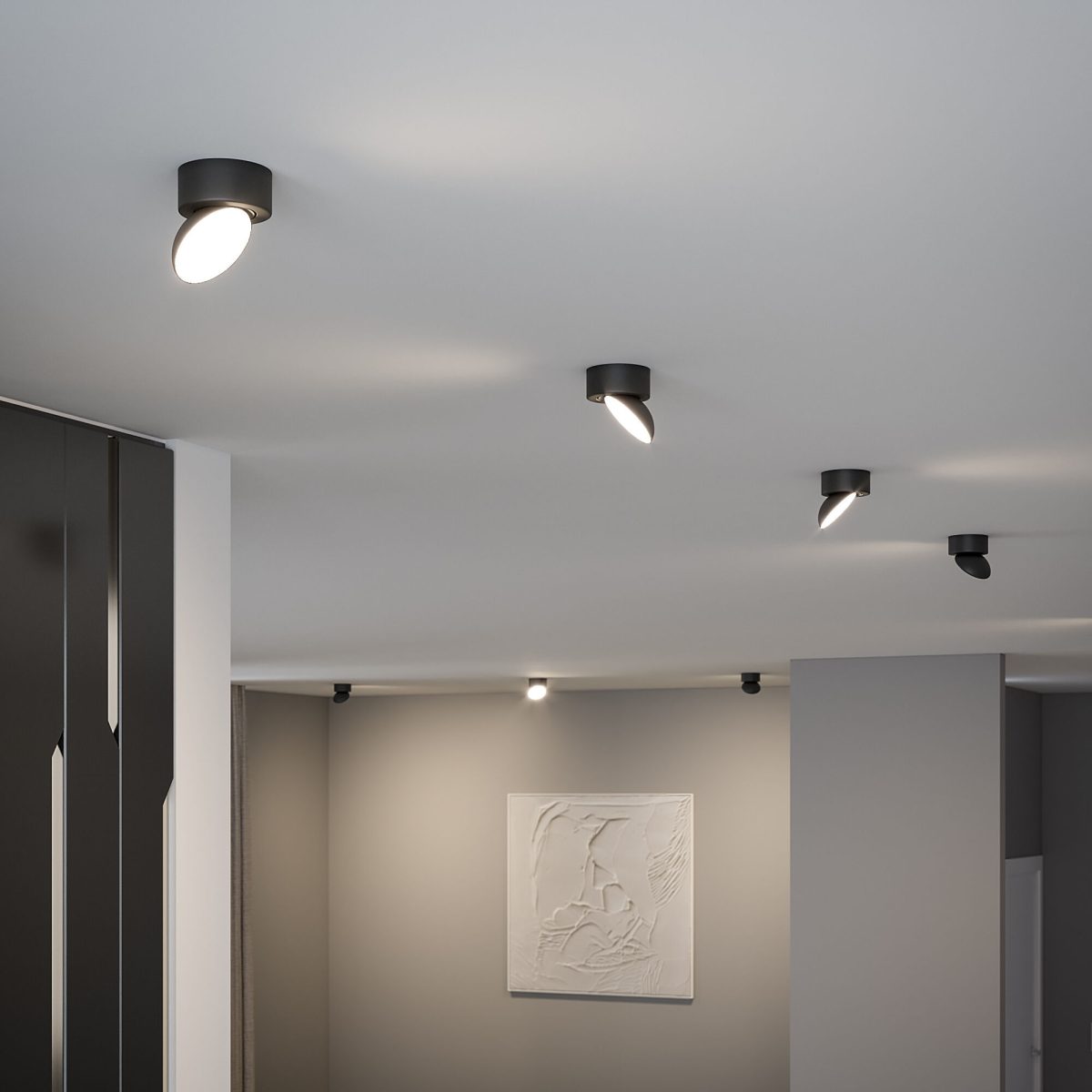 25053/LED 10W 4000K սև - Image 4