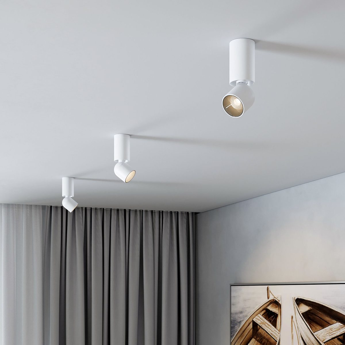 25106/LED 8W 4000K սպիտակ/սև - Image 4