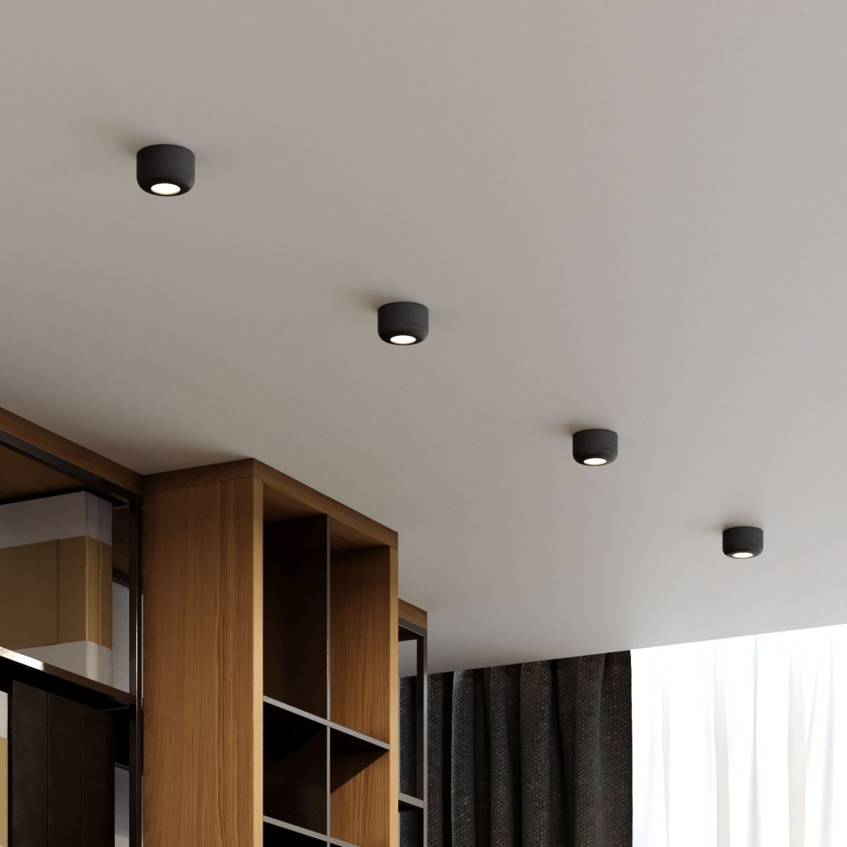 25088/LED 7W 4000K սև - Image 5