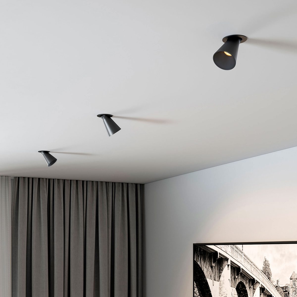 25097/LED 8W 3000K սև - Image 6