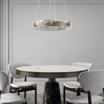 LED բյուրեղապակյա ջահ 101004 LED նիկել բյուրեղապակի Strotskis - Image 4