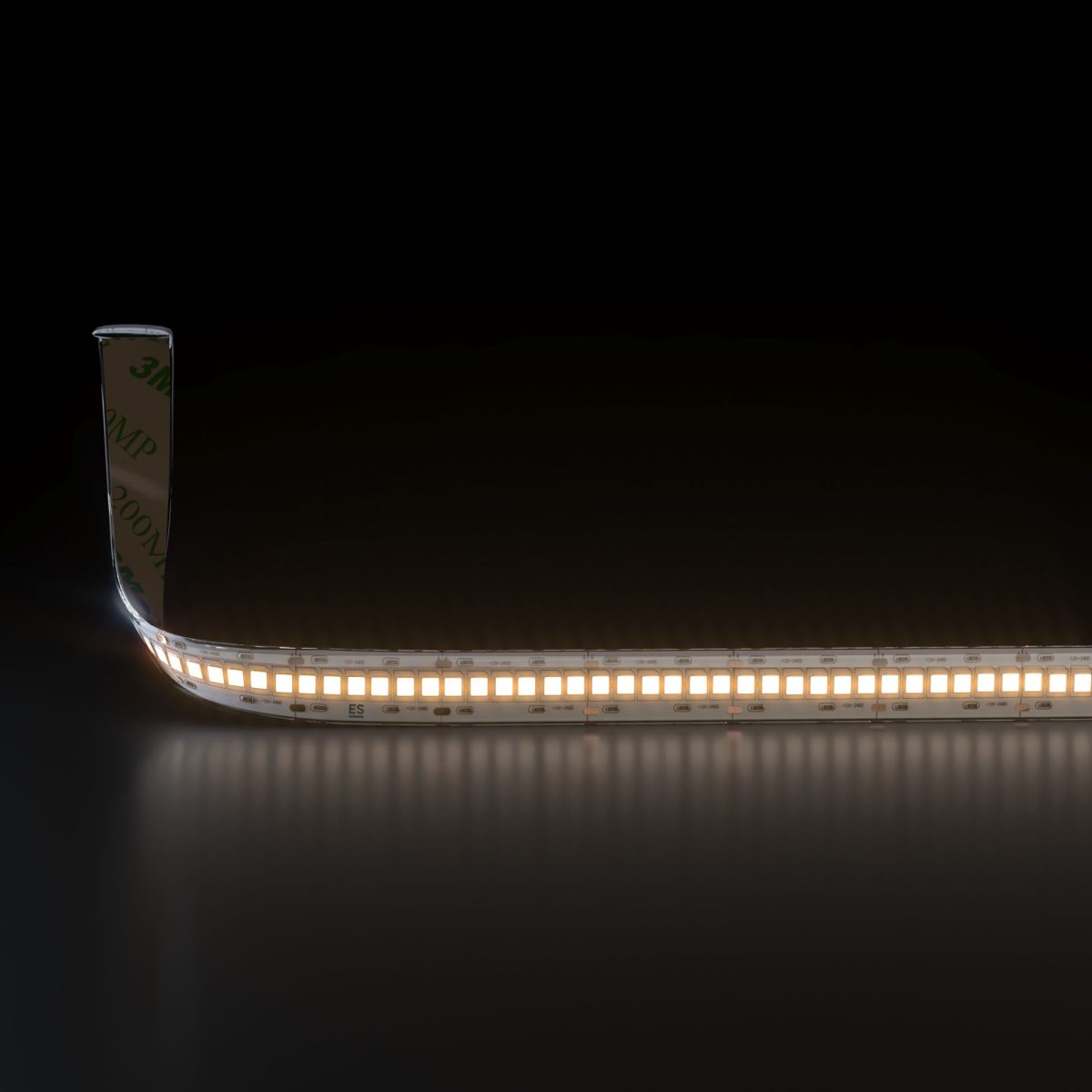 Светодиодная лента 12 В 16 Вт/м 240 Led/м 2835 IP65, теплый белый 3300K, 5 м Лента светодиодная 12V 16W 240Led 2835 IP65 тёплый белый, 5м — изображение 2