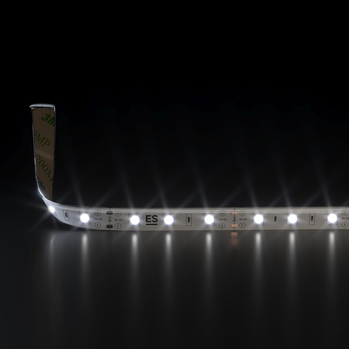 Светодиодная лента 12 В 4,8 Вт/м 60 Led/м 2835 IP65, дневной белый 4200К, 5 м Лента светодиодная 12V 4,8W 60Led 2835 IP65 дневной белый, 5м — изображение 2
