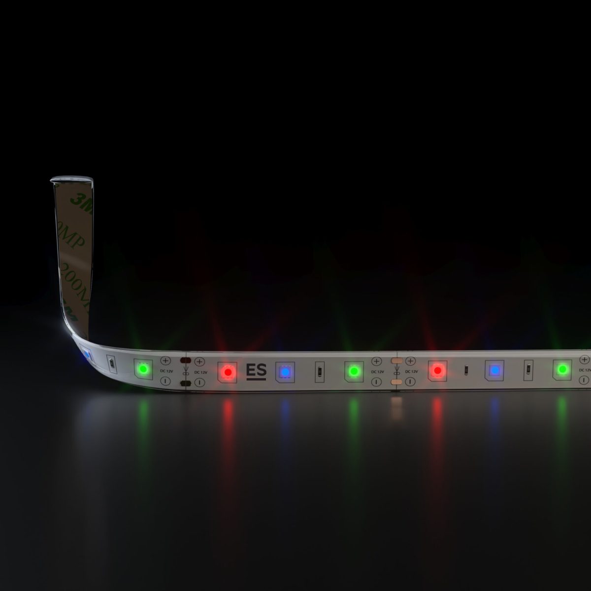LED ժապավեն 12 Վ 4,8 Վտ/մ 60 Led/մ 2835 IP65, RGB, 5 մ LED ժապավեն 12V 4,8W 60Led 2835 IP65 RGB, 5 մ - Image 2