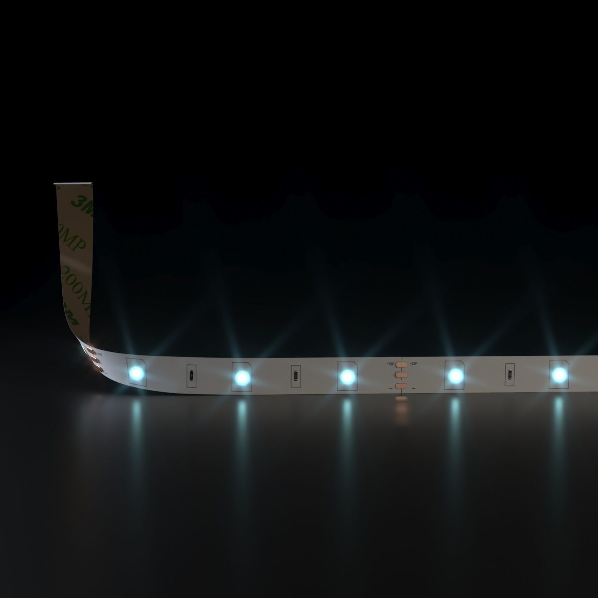 LED ժապավեն 12 Վ 7.2 Վտ/մ 30 Led/մ 5050 IP20, սառը սպիտակ 6500K, 5 մ LED ժապավեն 12V 7,2W 30Led 5050 IP20 սառը սպիտակ, 5 մ - Image 2
