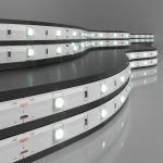 LED ժապավեն 12 Վ 7,2 Վտ/մ 30 Led/մ 5050 IP65, սառը սպիտակ 6500K, 5 մ LED ժապավեն 12V 7,2W 30Led 5050 IP65 սառը սպիտակ, 5 մ