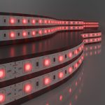 LED ժապավեն 24 Վ 14,4 Վտ/մ 60 Led/մ 5050 IP20, կարմիր, 5 մ LED ժապավեն 24V 14,4W 60Led 5050 IP20 կարմիր, 5 մ