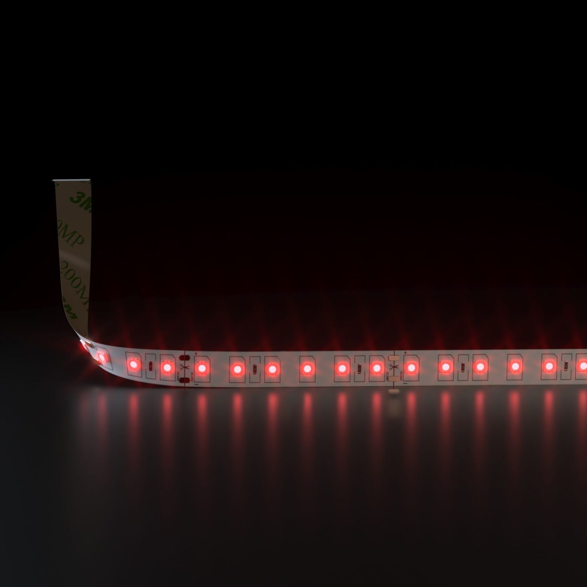 LED ժապավեն 24 Վ 14,4 Վտ/մ 60 Led/մ 5050 IP20, կարմիր, 5 մ LED ժապավեն 24V 14,4W 60Led 5050 IP20 կարմիր, 5 մ - Image 2