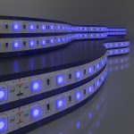 LED ժապավեն 24 Վ 14,4 Վտ/մ 60 Led/մ 5050 IP20, կապույտ, 5 մ LED ժապավեն 24V 14,4W 60Led 5050 IP20 կապույտ, 5 մ