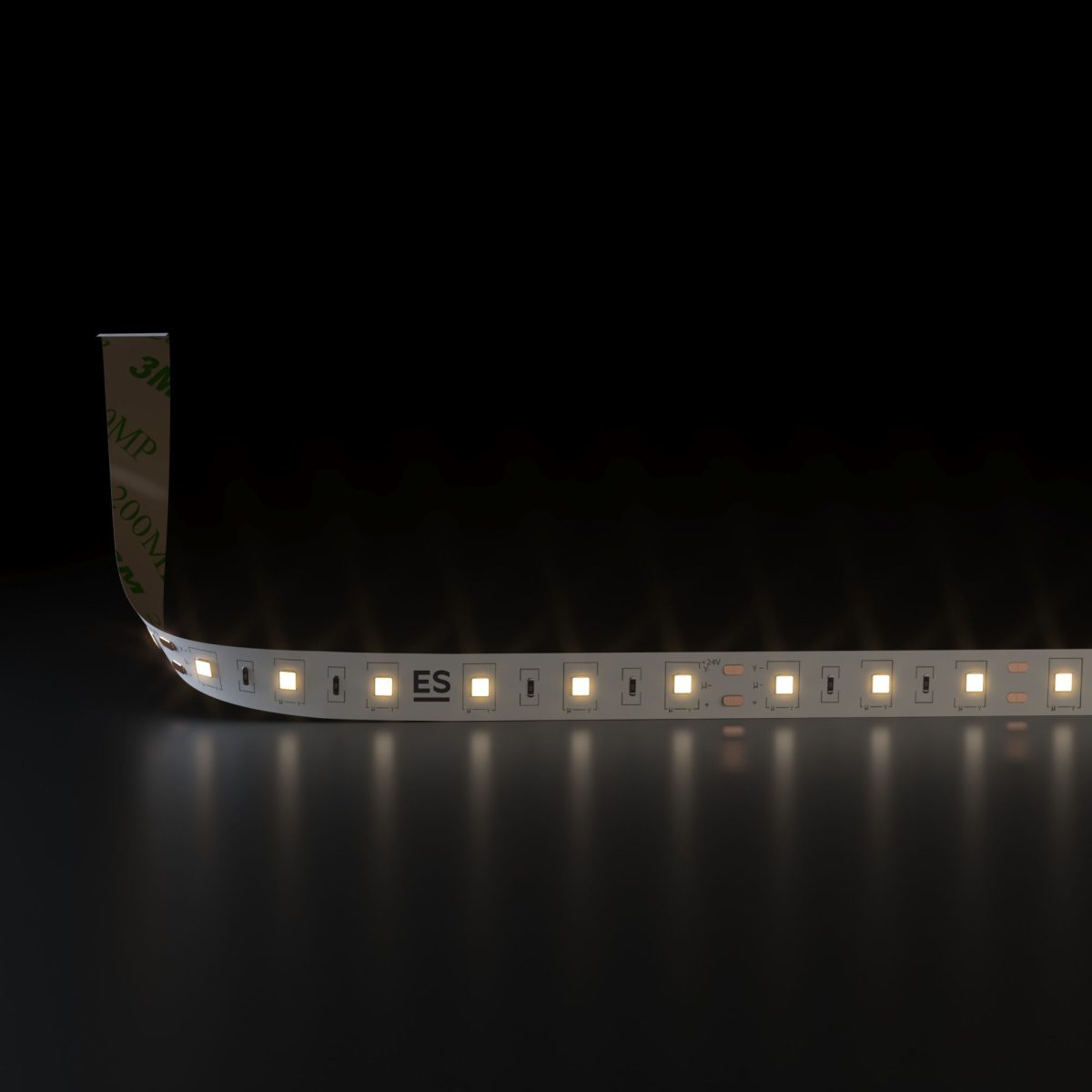 LED ժապավեն 24 Վ 14,4 Վտ/մ 60 Led/մ 5050 IP20, տաք սպիտակ 3300K, 5 մ LED ժապավեն 24V 14,4W 60Led 5050 IP20 տաք սպիտակ, 5մ - Image 2