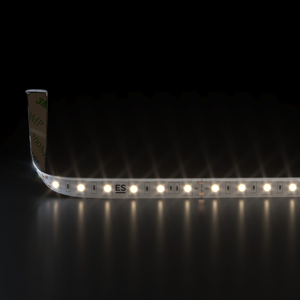 LED ժապավեն 24 Վ 14,4 Վտ/մ 60 Led/մ 5050 IP65, տաք սպիտակ 3300K, 5 մ LED ժապավեն 24V 14,4W 60Led 5050 IP65 տաք սպիտակ, 5մ - Image 2